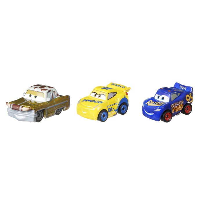 Hot Wheels Cars De Disney Y Pixar Mini Corredores Vehículo De Juguete Paquete De 3