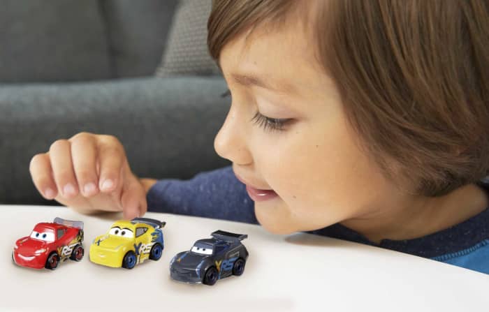 hot wheels Cars de Disney y Pixar Mini Corredores Vehículo de Juguete Paquete de 3