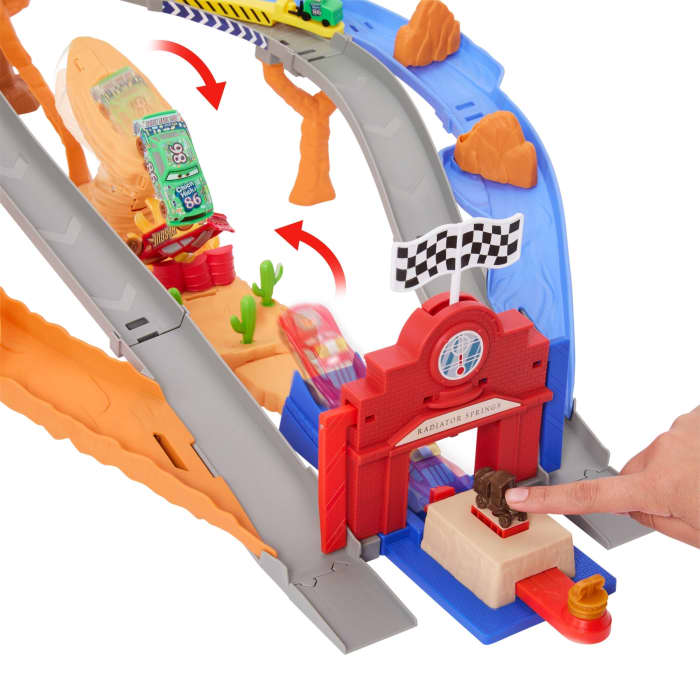 Hot Wheels Cars De Disney Y Pixar Pista De Juguete Pista Carrera Al Rescate