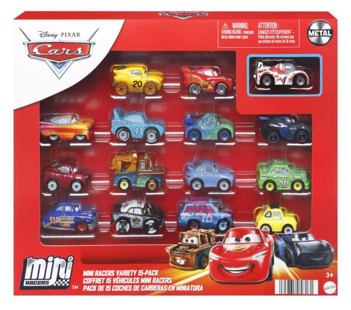 hot wheels Disney And Pixar Cars Mini Racers 15-Pack Of Collectible Toy Cars