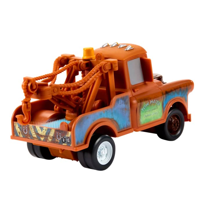 Hot Wheels Disney And Pixar Cars Moving Moments Mater Toy Truck With Moving Eyes & Mouth