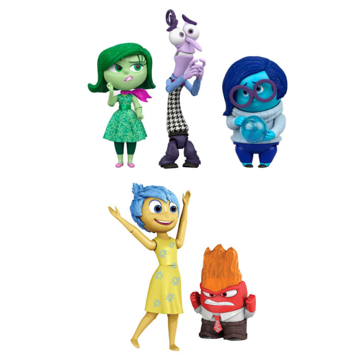 Hot Wheels Disney And Pixar Inside Out Storytellers Pack Collectible Set With 5 Action Figures Emotions