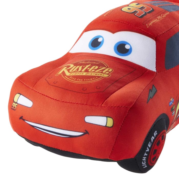 Hot Wheels Disney And Pixar's Cars Lightning Mcqueen Talking Soft Plush 15 Sounds And Phrases