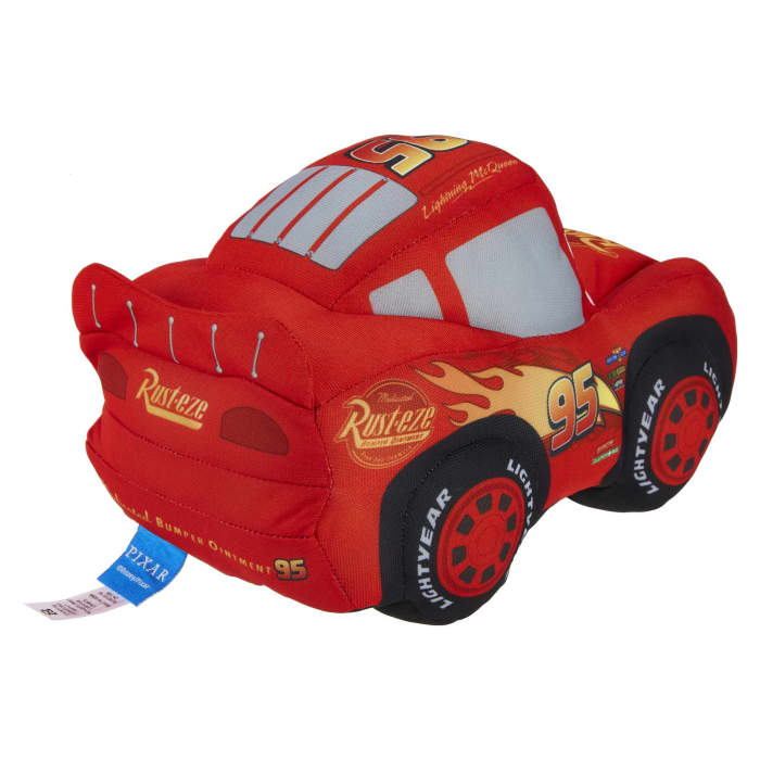 Hot Wheels Disney And Pixar's Cars Lightning Mcqueen Talking Soft Plush 15 Sounds And Phrases