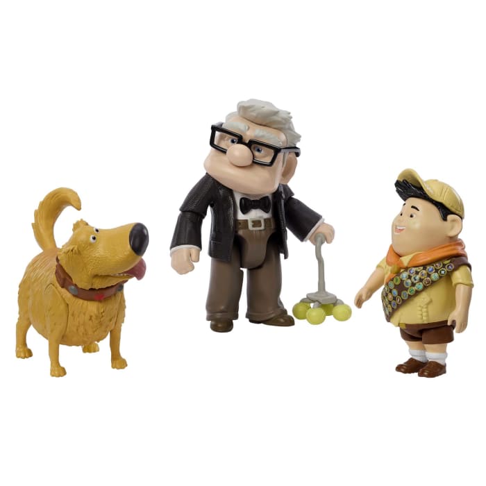 Hot Wheels Disney And Pixar Up Set With 3 Action Figures Journey To Paradise Falls Storytellers Pack