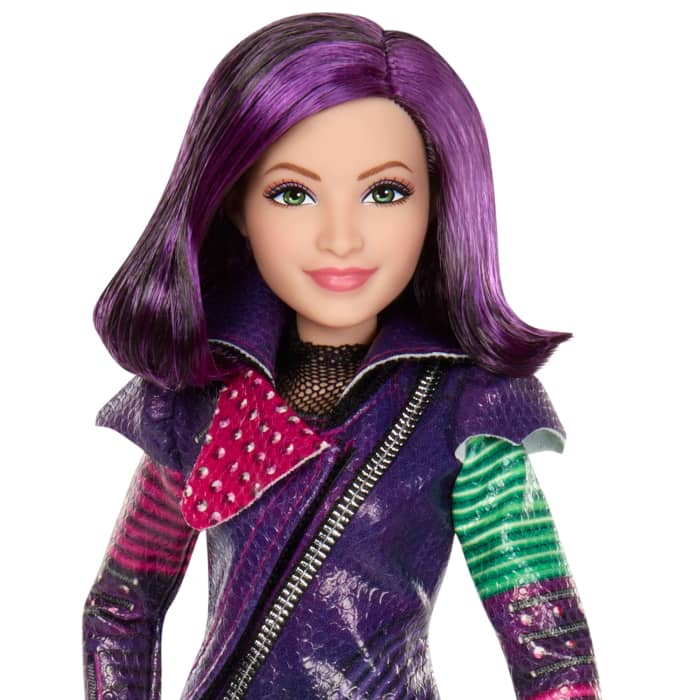 Hot Wheels Disney Descendants Mal Isle Of The Lost Anniversary Doll With Movie-inspired Outfit & Accessory