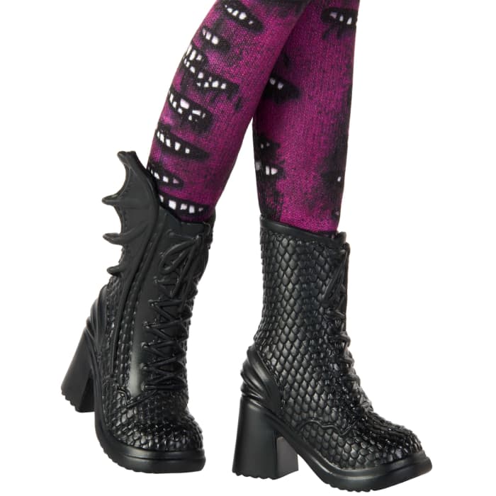 Hot Wheels Disney Descendants Mal Isle Of The Lost Anniversary Doll With Movie-inspired Outfit & Accessory