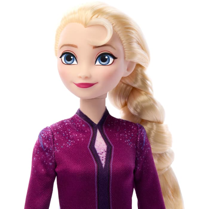 Hot Wheels Disney Frozen Elsa Fashion Doll & Polar Bear Cub Figure With 4 Nurturing Accessories