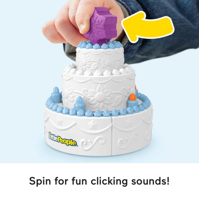 Hot Wheels Disney Frozen Elsa & Olaf's Party Little People Toddler Playset With Figures 12 Pieces