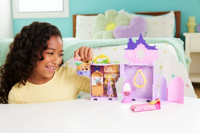 hot wheels Disney La Tour de Raiponce Histoires à Empiler Coffret Avec Poupée