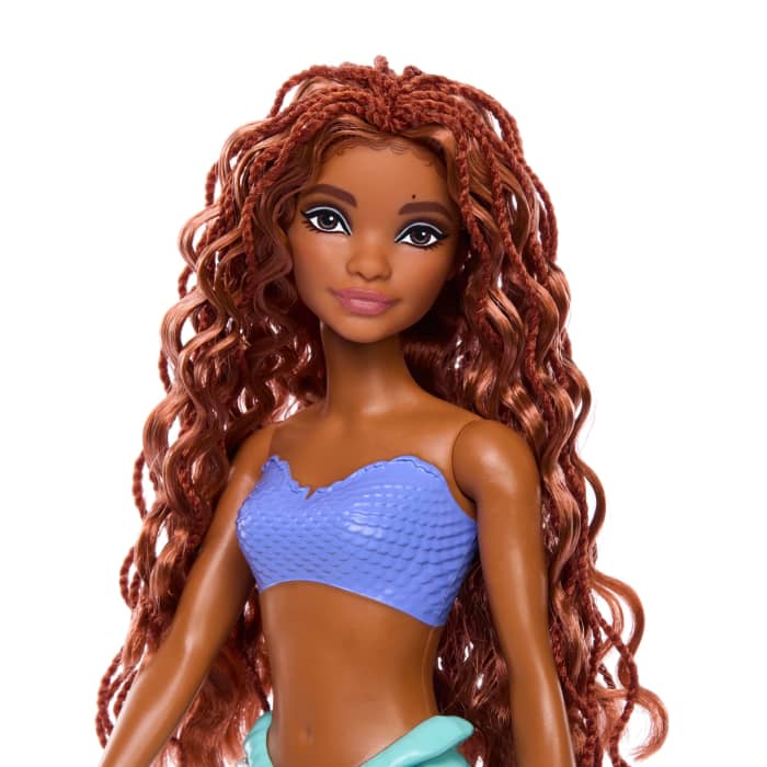Hot Wheels Disney Princess Ariel Mermaid Doll With Sparkling Fin Inspired By The Little Mermaid (Live Action)