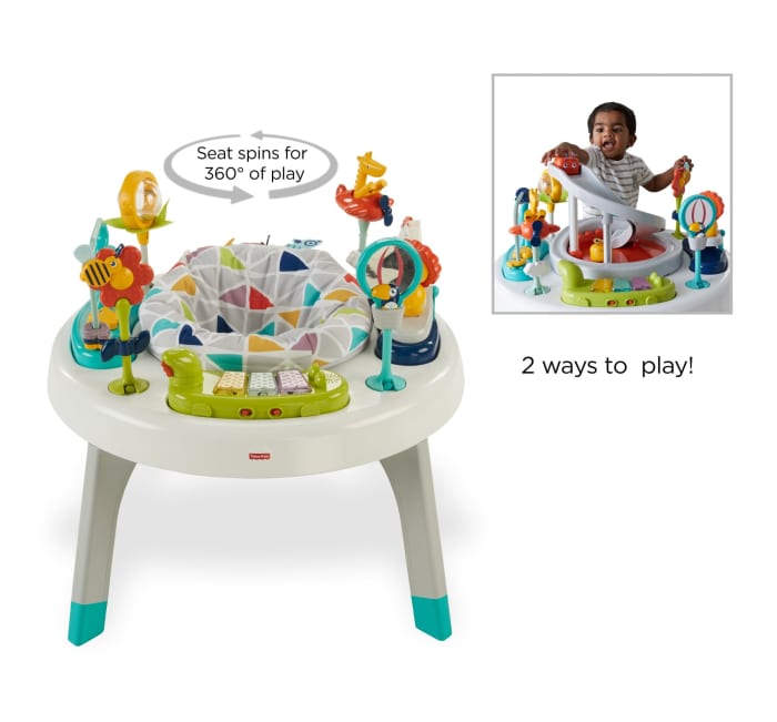 Hot Wheels Fisher-Price 2-in-1 Sit-To-Stand Activity Center