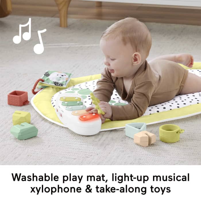 Hot Wheels Fisher-Price 3-in-1 Baby Activity Center With Lights & Sounds Play Mat Toddler Toy Snugapuppy