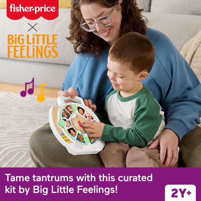 hot wheels Fisher-Price Big Little Feelings Calm Down Kit Set Of Toys & Tips For Toddlers & Kids