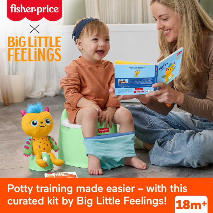hot wheels Fisher-Price Big Little Feelings Potty Training Kit Set Of Toys & Tips For Toddlers & Kids