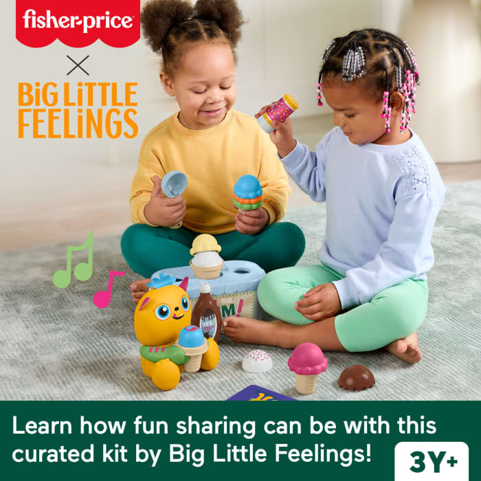 hot wheels Fisher-Price Big Little Feelings Sharing Kit Set Of Toys & Tips For Toddlers & Kids