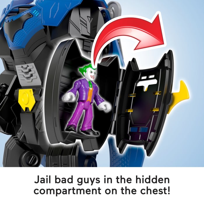 Hot Wheels Fisher-Price Imaginext DC Super Friends Batman Flight Mech Toy With Lights Sounds & Action Figure