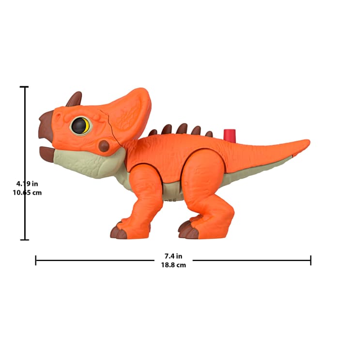 Hot Wheels Fisher-Price Imaginext Jurassic World Rebirth Aquilops Dinosaur Action Figure With Motion