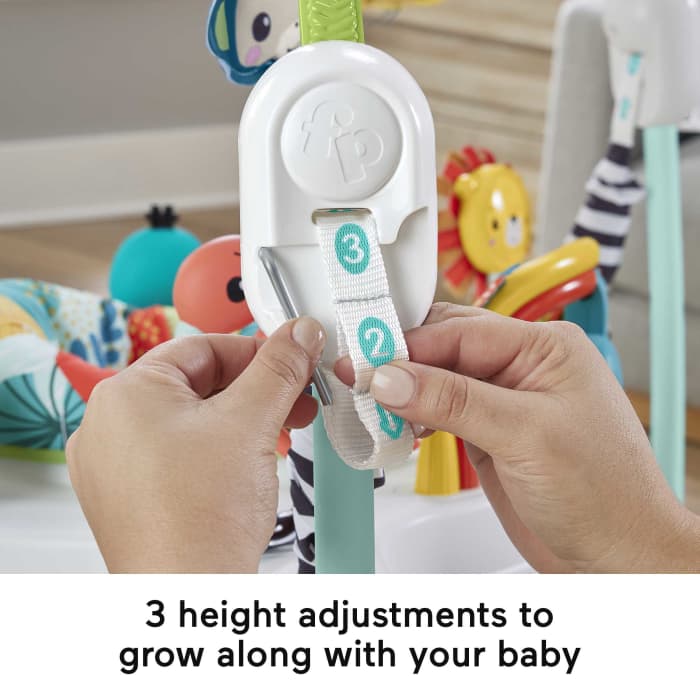 Hot Wheels Fisher-Price Jumperoo Baby Activity Center With Lights And Sounds Jumping Jungle