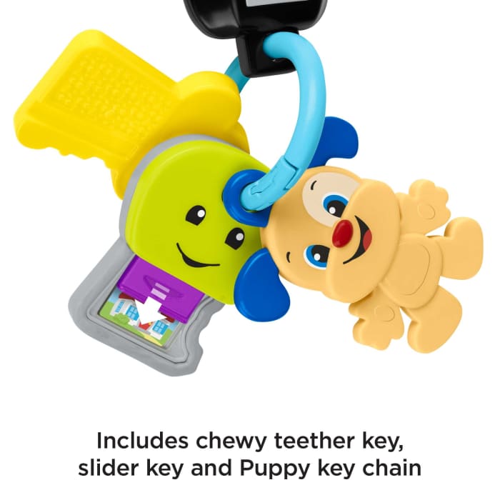 Hot Wheels Fisher-Price Laugh & Learn Play & Go Keys Musical Learning Toy For Infant & Toddler