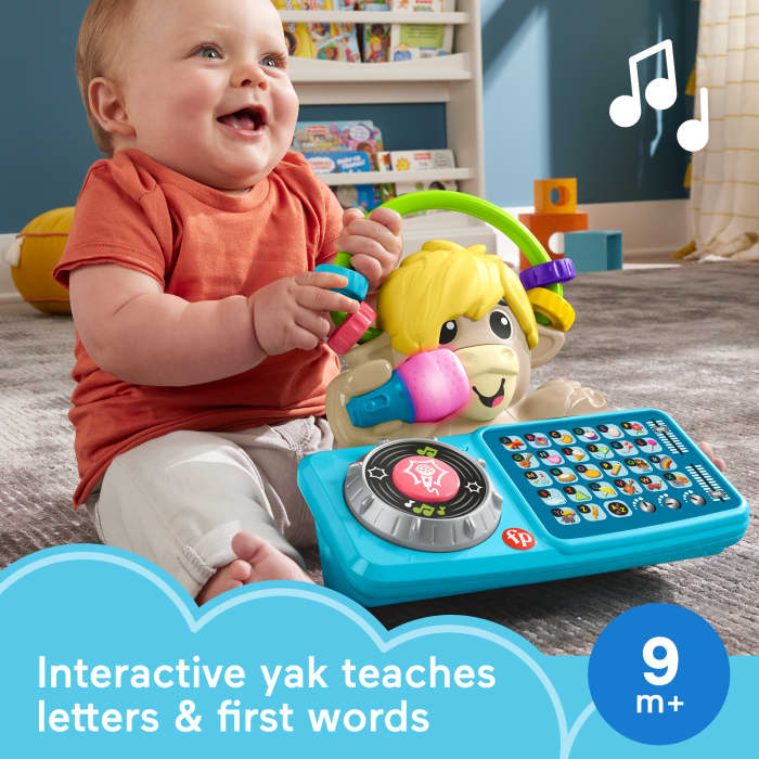 hot wheels Fisher-Price Link Squad A To Z Yak Baby Learning Toy With Music & Lights