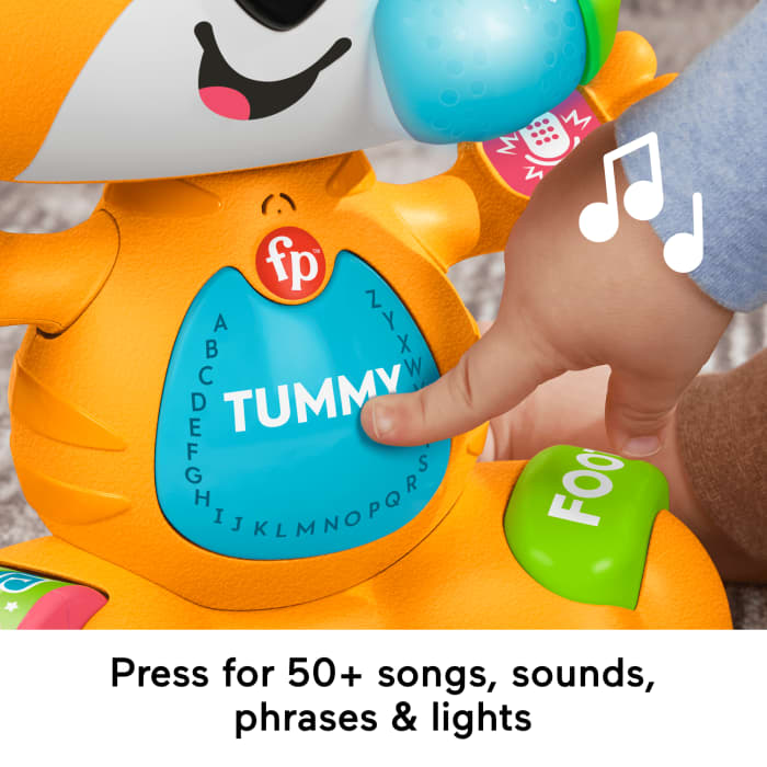 Hot Wheels Fisher-Price Link Squad Bop & Groove Tiger Baby Learning Toy With Music & Lights