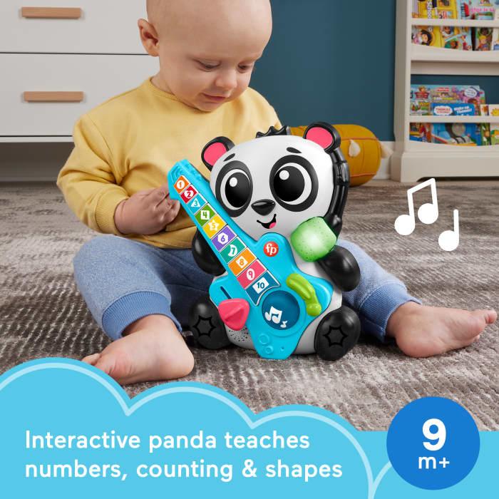 hot wheels Fisher-Price Link Squad Jam & Count Panda Baby Learning Toy With Music & Lights