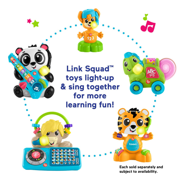 Hot Wheels Fisher-Price Link Squad Opposites Fox Baby Learning Toy With Music & Lights