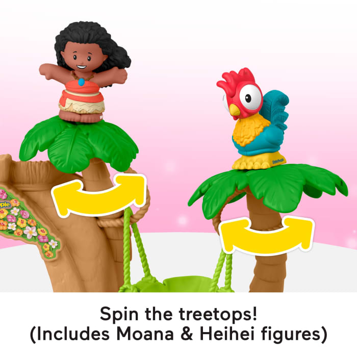 Hot Wheels Fisher-Price Little People Disney Princess Moana Adventure Village Playset With Figures For Toddlers