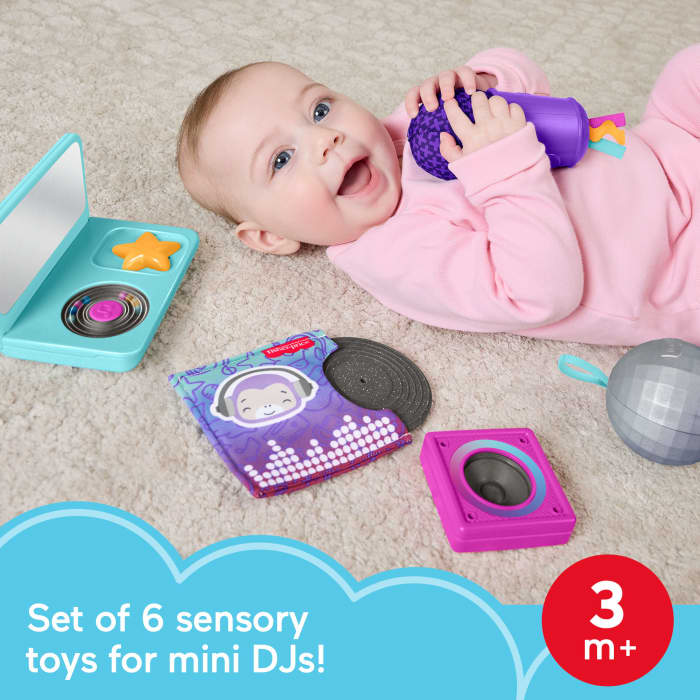 hot wheels Fisher-Price Mini Me Moments DJ Gift Set 6-Piece Sensory Baby Toys For Newborn Play hot wheels Fisher-Price Mini Me Moments DJ Gift Set 6-Piece Sensory Baby Toys For Newborn Play