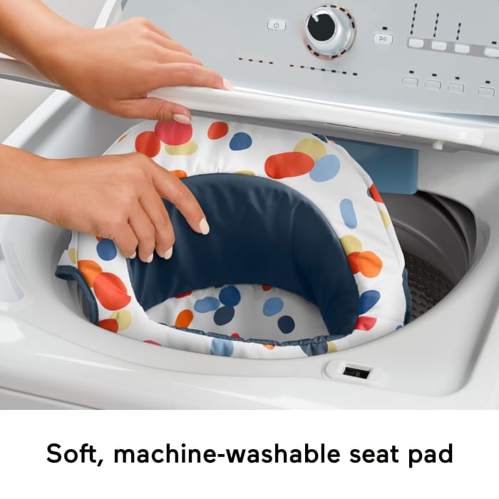 hot Wheels Fisher-Price Sit-Me-Up Floor Seat Portable Baby Chair & 2 Developmental Newborn Toys Darling Dots