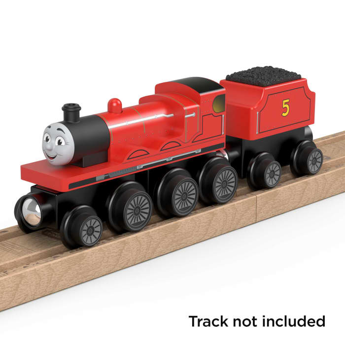Hot Wheels Fisher-Price Thomas & Friends Wooden Railway James Engine And Coal-Car
