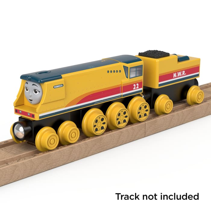 Hot Wheels Fisher-Price Thomas & Friends Wooden Railway Rebecca Engine And Coal-Car