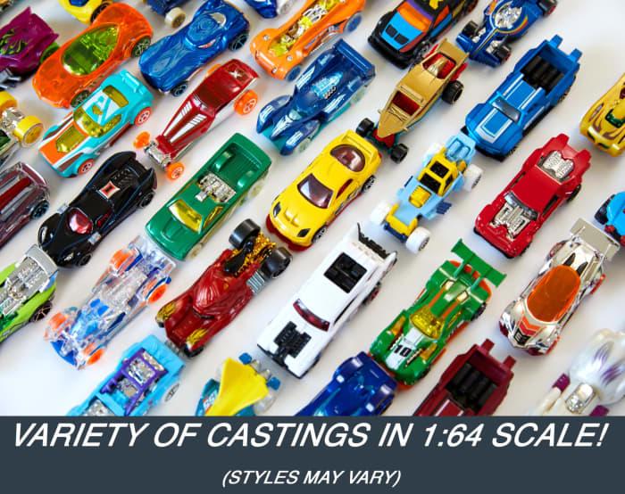 Hot Wheels Hot Wheels 1:64 Scale Toy Cars & Trucks 50-Pack