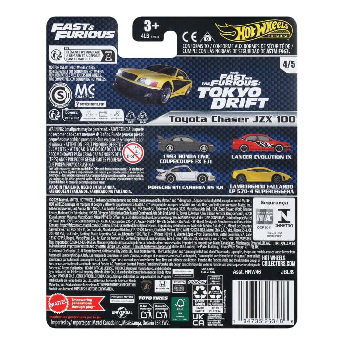 hot wheels Hot Wheels Cars Premium Fast & Furious Car For Adult Collectors