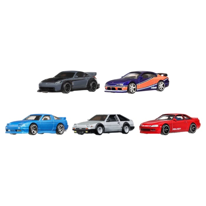 hot wheels Hot Wheels Cars Premium Fast & Furious Tokyo Drift Bundle Of 5 1:64 Scale Die-Cast Vehicles