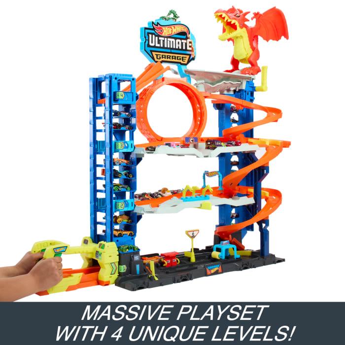 Hot Wheels Hot Wheels City Ultimate Garage Playset From “Let's Race” With 2 Toy Cars & Storage For 50+ Cars