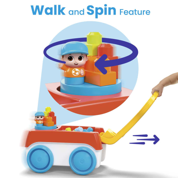 Hot Wheels MEGA Bloks Block Spinning Wagon