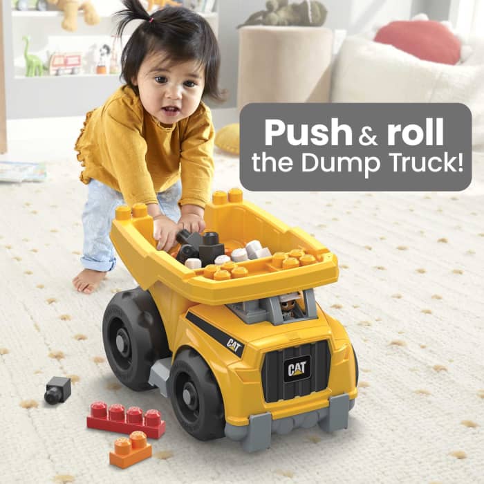 Hot Wheels MEGA Bloks Cat Large Dump Truck