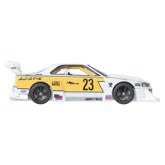 Hot Wheels Hot Wheels Premium Car Culture Silhouettes Lb-Er34 Super Silhouette Nissan Skyline 1:64 Scale Car