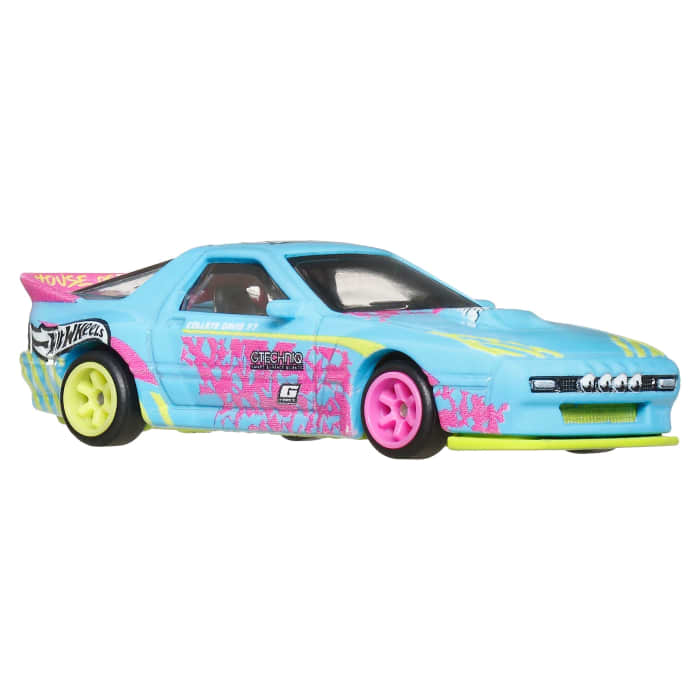 hot wheels Hot Wheels Premium Car Culture Silhouettes Mazda Rx7 Fc Pandem 1:64 Scale Collectible Toy Vehicle