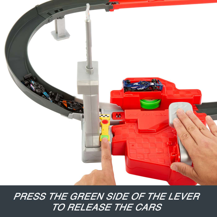 Hot Wheels Hot Wheels Racing Formula 1 Sprint Race Circuit Track Set With 3 Die-Cast Toy Cars In 1:64 Scale