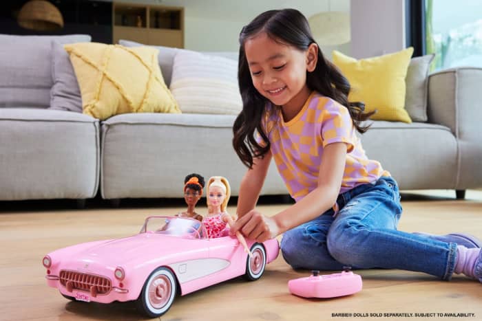 hot wheels Hot Wheels RC Barbie Corvette Remote Control Corvette From Barbie The Movie