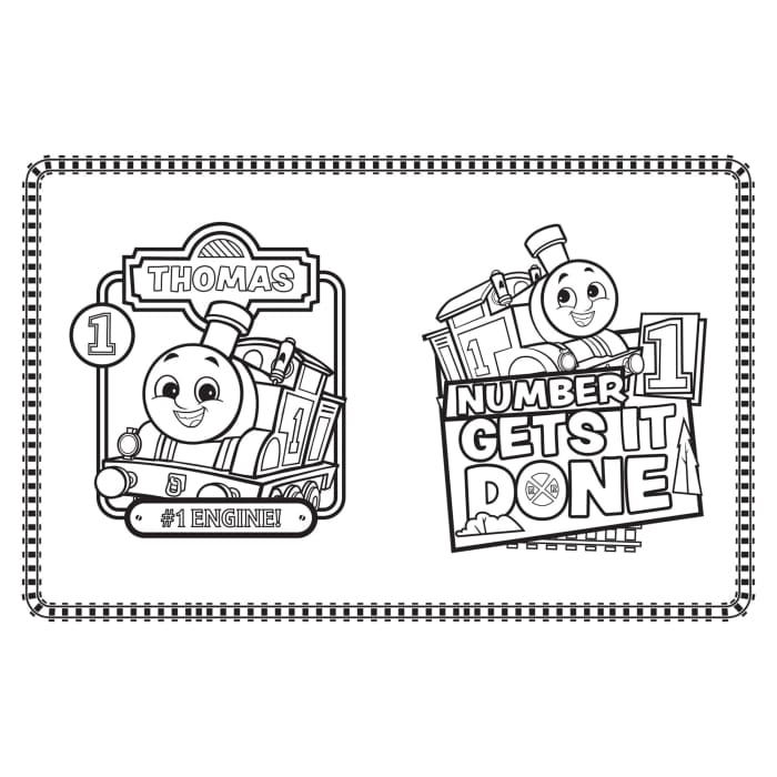 Hot Wheels Thomas & Friends: Giant Coloring Book