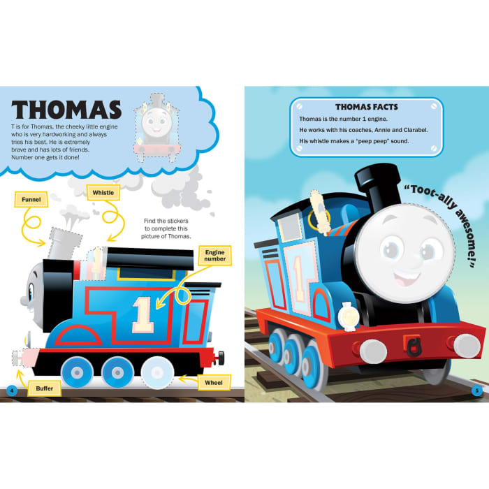 Hot Wheels Thomas & Friends: Sticker Book (Ages 3 - 6)