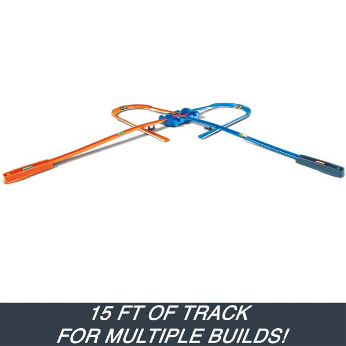 Hot Wheels Hot Wheels Track Builder Playset Deluxe Stunt Box With 25 Component Parts & 1:64 Scale Toy Car