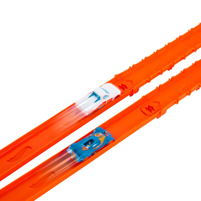 Hot Wheels Hot Wheels Track Creator Deluxe Track Pack With 2 Toy Cars 25 Feet Of Different Speed Snap Tracks
