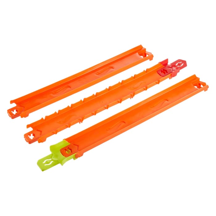 Hot Wheels Hot Wheels Track Creator Straight Track Pack 3 Feet Of Speed Snap Track & 2 Adapters