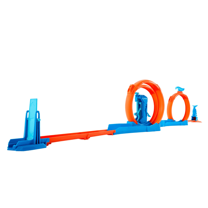 Hot Wheels Hot Wheels Track Creator Triple Loop Pack & 1:64 Scale Toy Car Track-Building Set