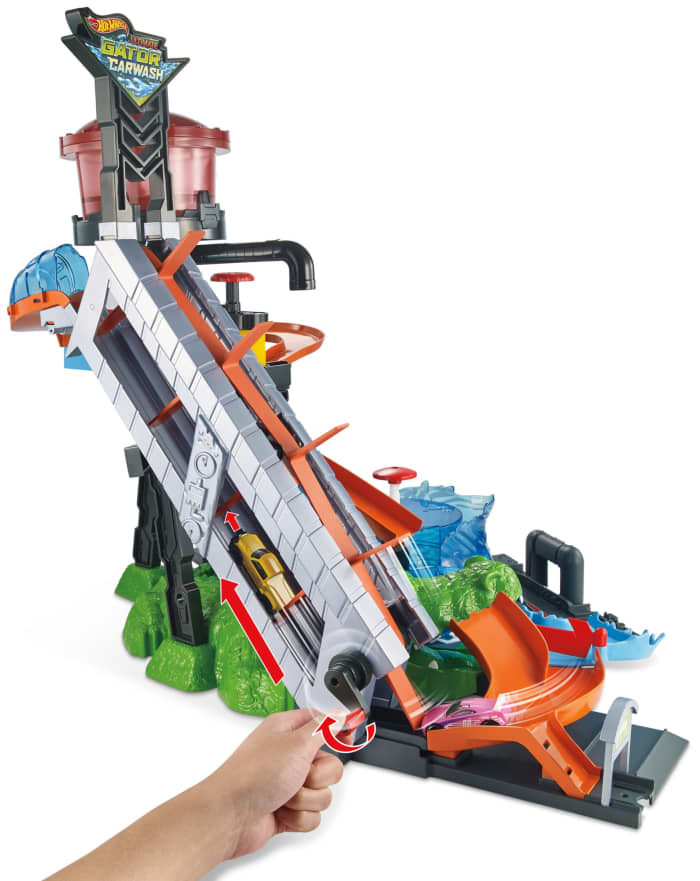 Hot Wheels Ultimate Gator Car Wash Play Set